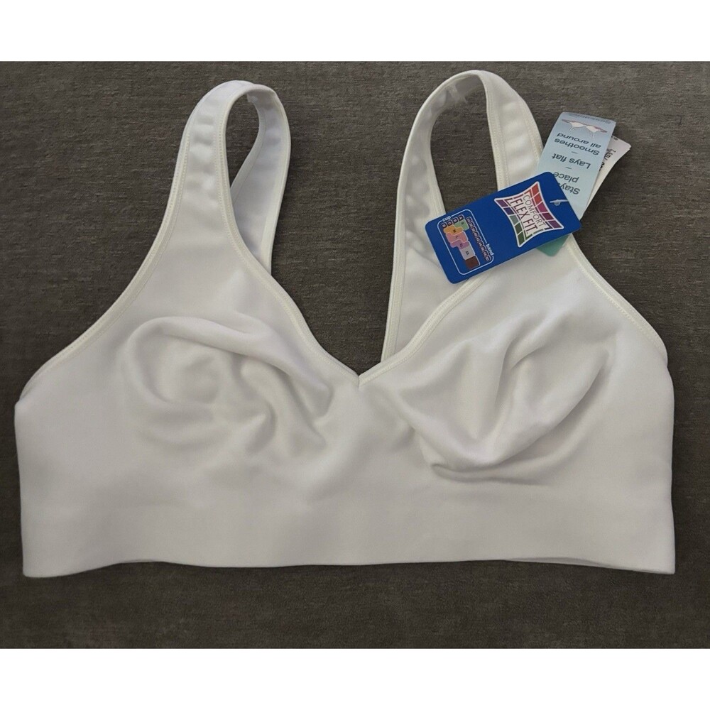 NWT Hanes Smoothtec Smooth Comfort Band Bra Size Small